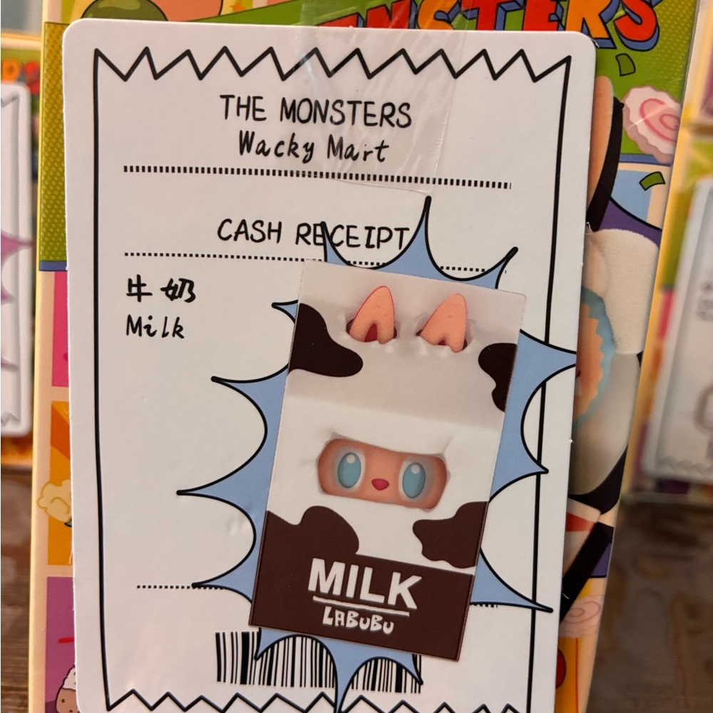 The Monsters Labubu Wacky Mart - Milk